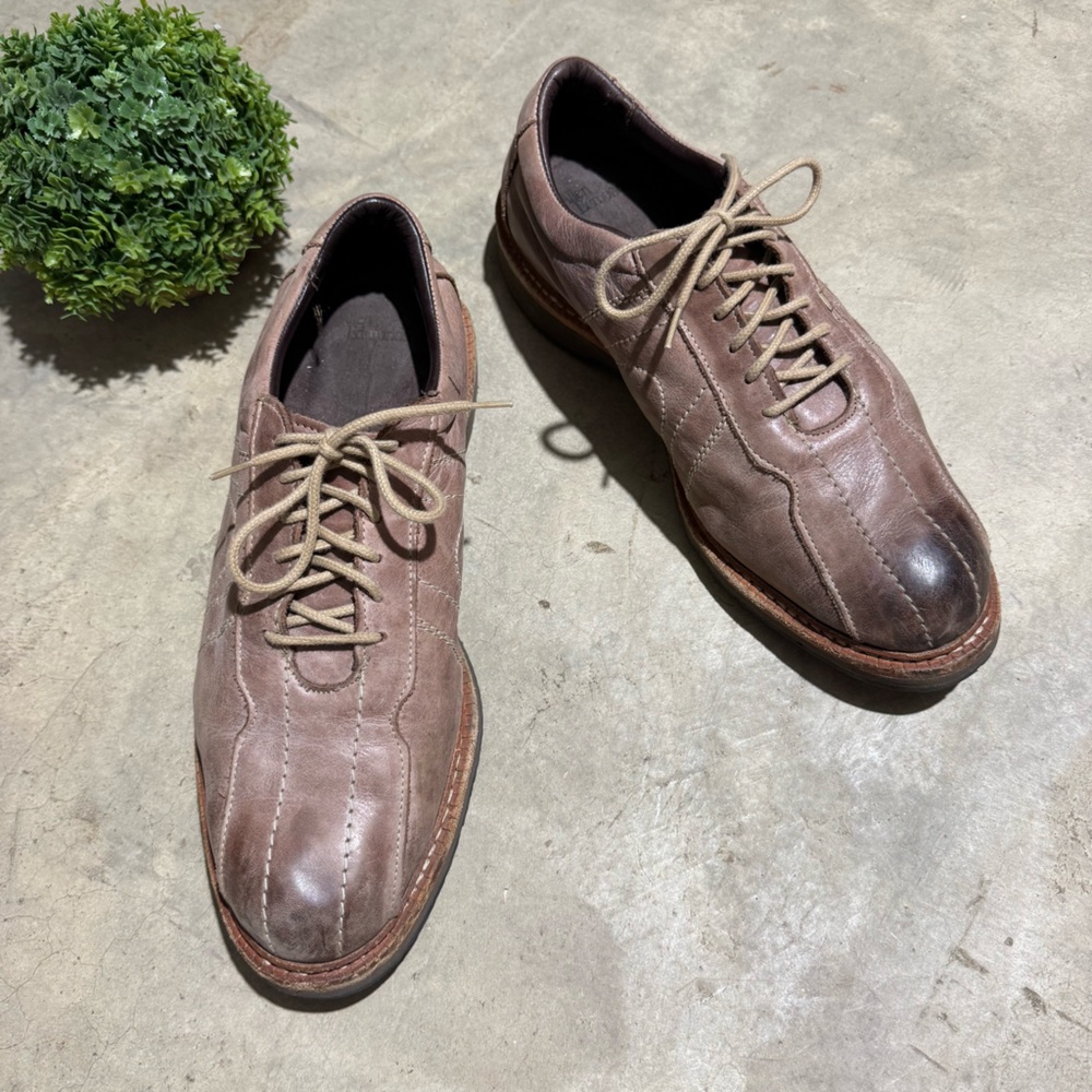Allen Edmonds Voyager Walking Shoes Men Size 10 Brown Leather‎ Business Casual